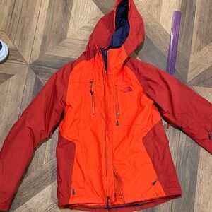 The North Face Men's Orange and Red Performance Jacket